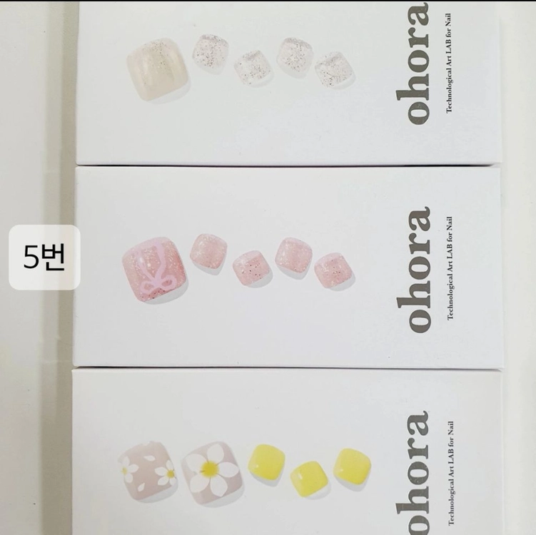 데싱디바 페디 패디 미사용 젤페디스티커 오호라페디 이미지
