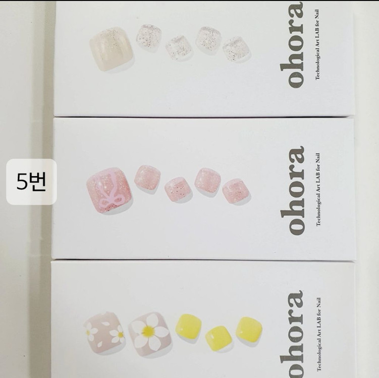 데싱디바 페디 패디 미사용 젤페디스티커 오호라페디 이미지