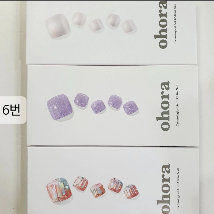 데싱디바 페디 패디 미사용 젤페디스티커 오호라페디 이미지