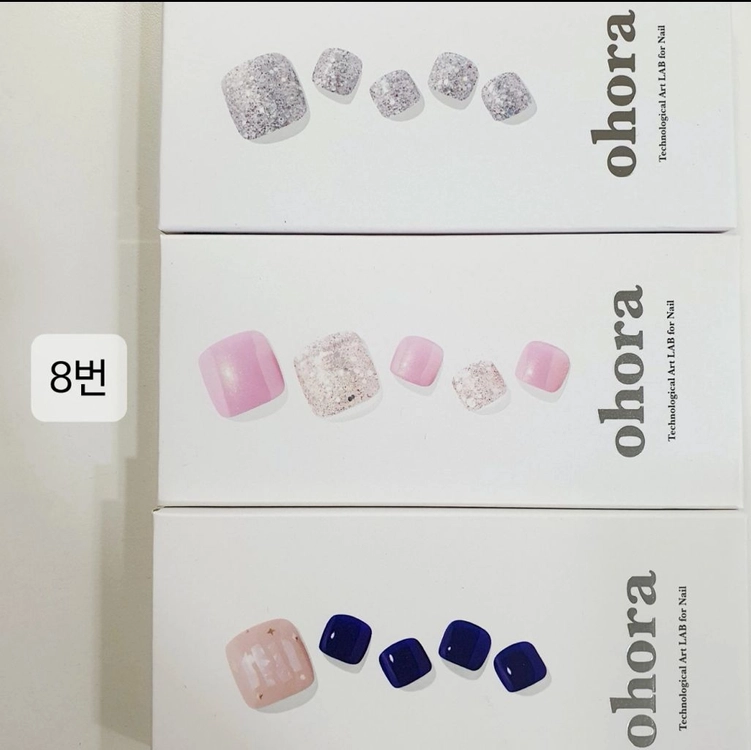 데싱디바 페디 패디 미사용 젤페디스티커 오호라페디 이미지