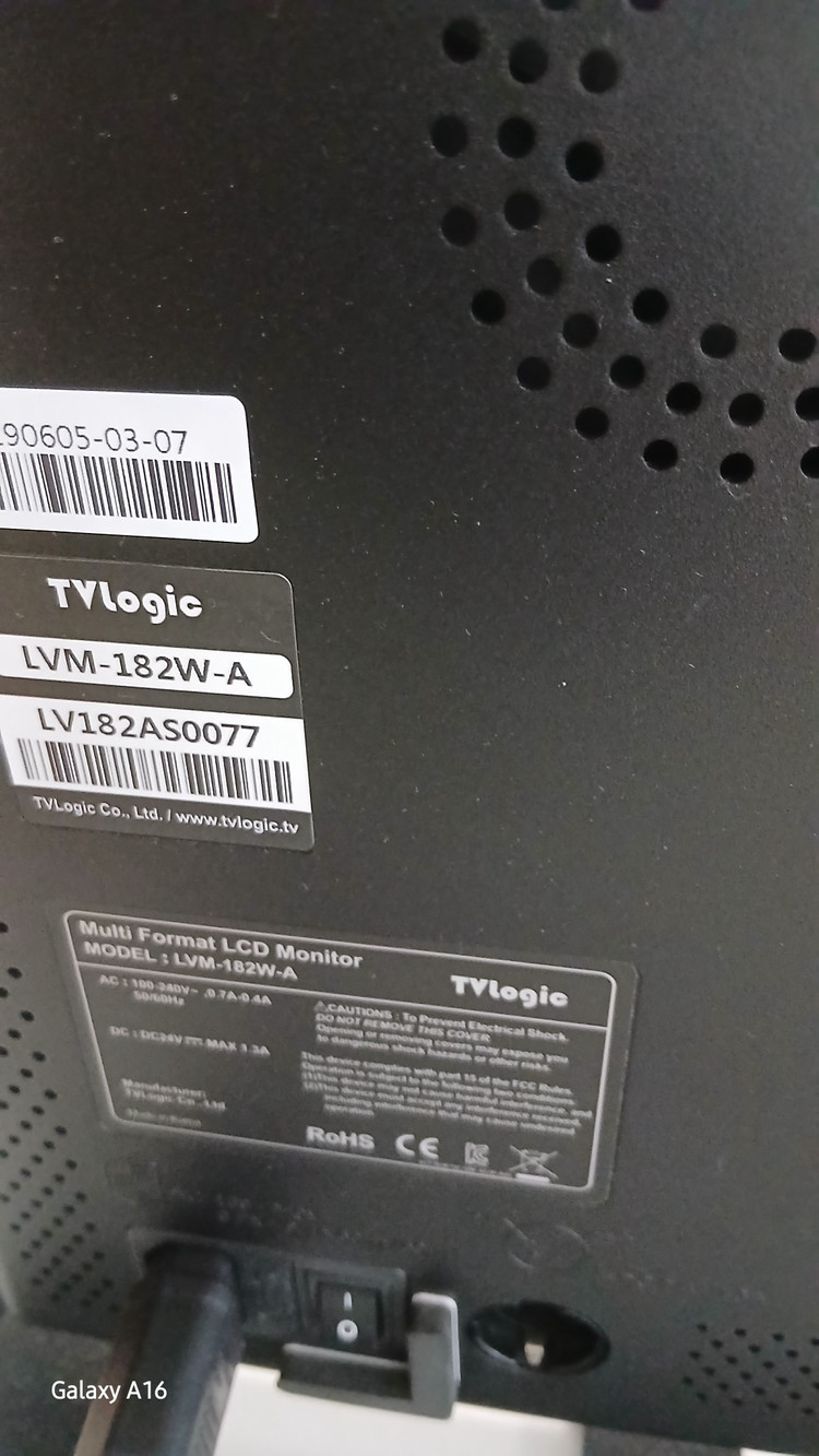 TV LOGIC LVM-182W 이미지