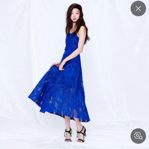 페이우 블루 레이스 원피스 이미지