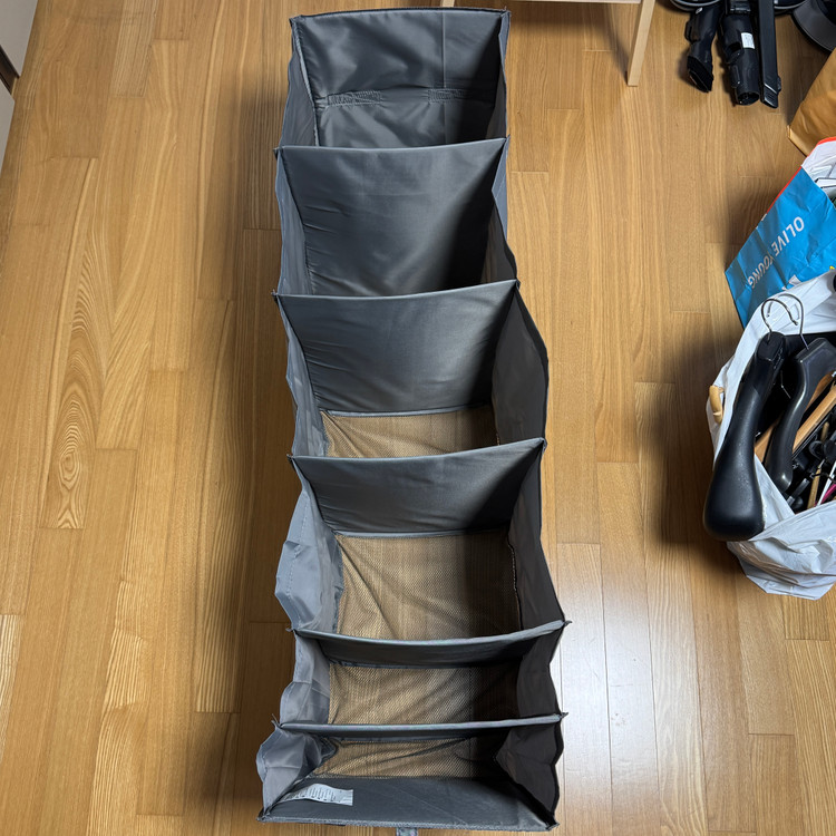 이케아 스쿠브 6단 수납함 다크그레이 옷장정리 행거 보관함 팝니다. IKEA SKUBB 이미지