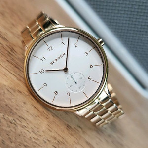 # 덴마크 SKAGEN 스카겐 ANITA 정품 여성용 쿼츠 손목시계 급처 이미지