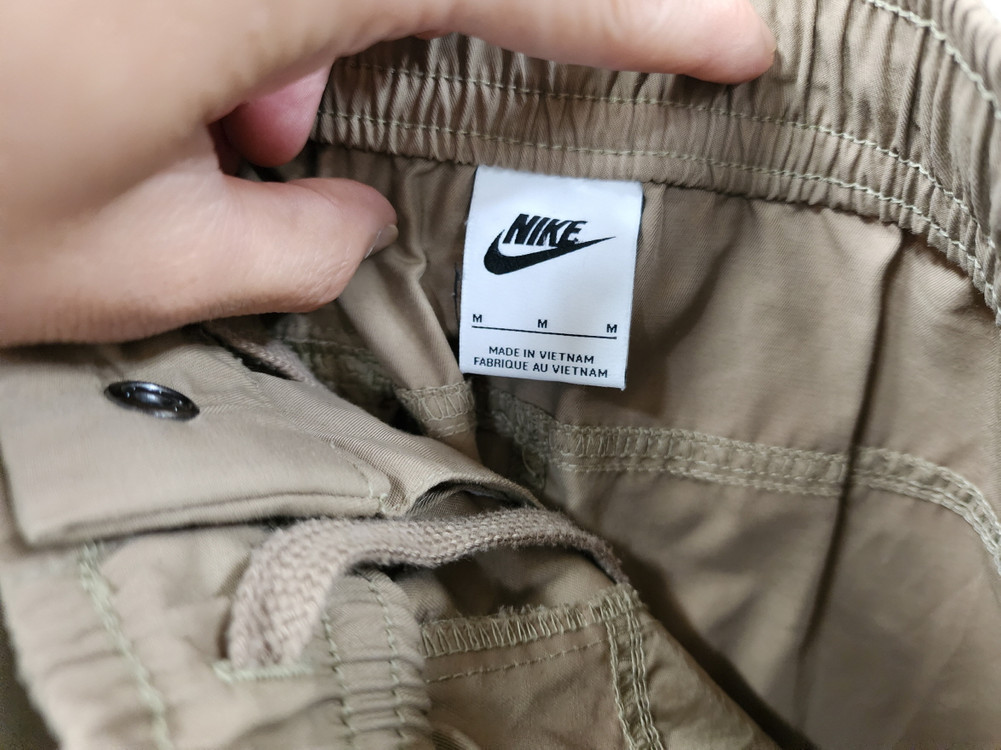(M)나이키 남성 언라인드 우븐 조거 스판팬츠/31size/상태우수 이미지