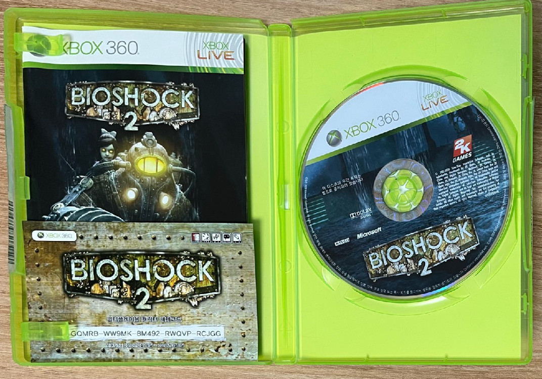Xbox360 바이오쇼크2 정발판 이미지