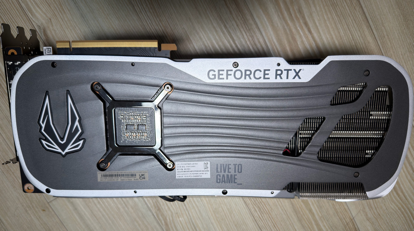 조텍 zotac RTX 4080 AIRO SUPER 16gb 그래픽카드 팝니다 (박풀) 이미지