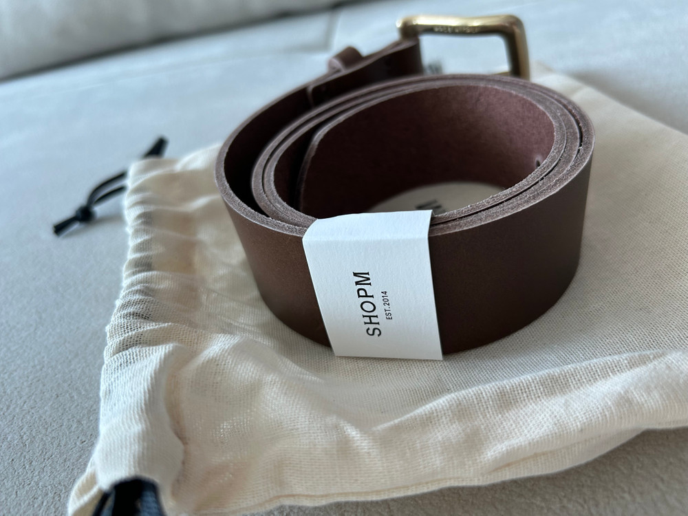 [샵엠] Bello Belt Brown(새상품) 이미지