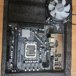 H610M 메인보드 + CPU 쿨러 세트 이미지
