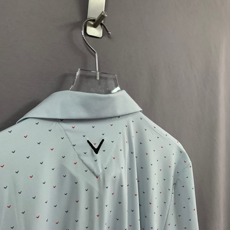 XXL 캘러웨이 골프 올오버 로고 PK 반팔 카라티 이미지