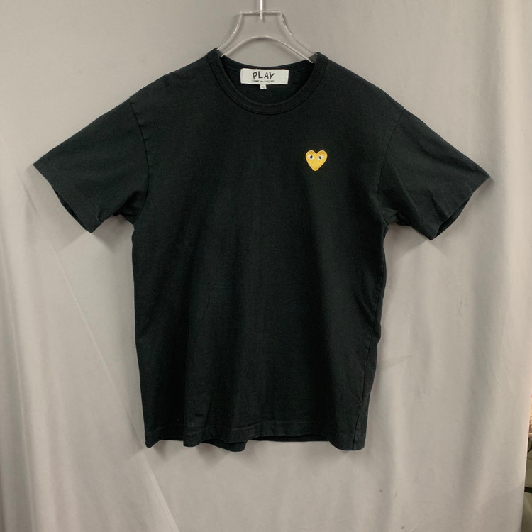 XL 꼼데가르송 골드 하트 와펜 반팔티 이미지