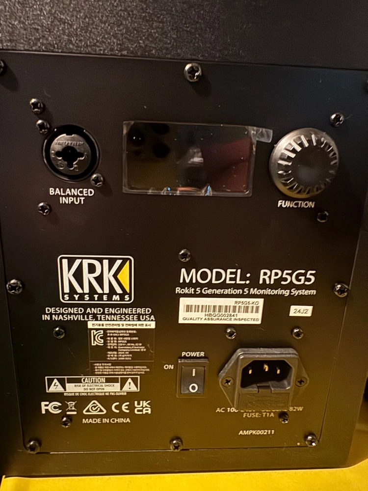 모니터 스피커 krk rp5g5 (한쌍) - 안심되는 중고거래