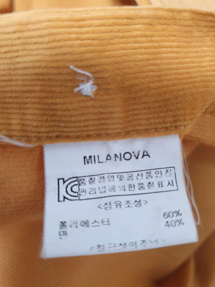 (상태좋음)남성 105 밀라노바 코듀로이 남방셔츠 이미지