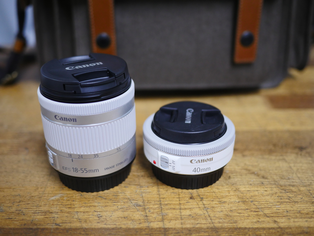 캐논 200D DSLR 카메라 18-55mm 렌즈, 40mm 렌즈 600컷 신동품 이미지