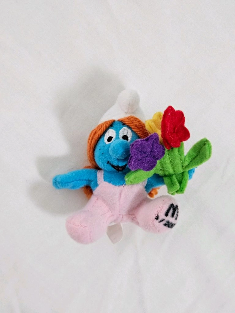 빈티지 맥도날드 해피밀 스머프 토이 인형 이미지