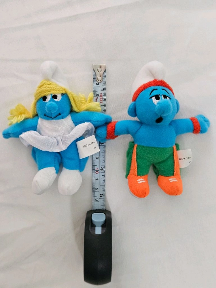 빈티지 맥도날드 해피밀 스머프 토이 인형 이미지