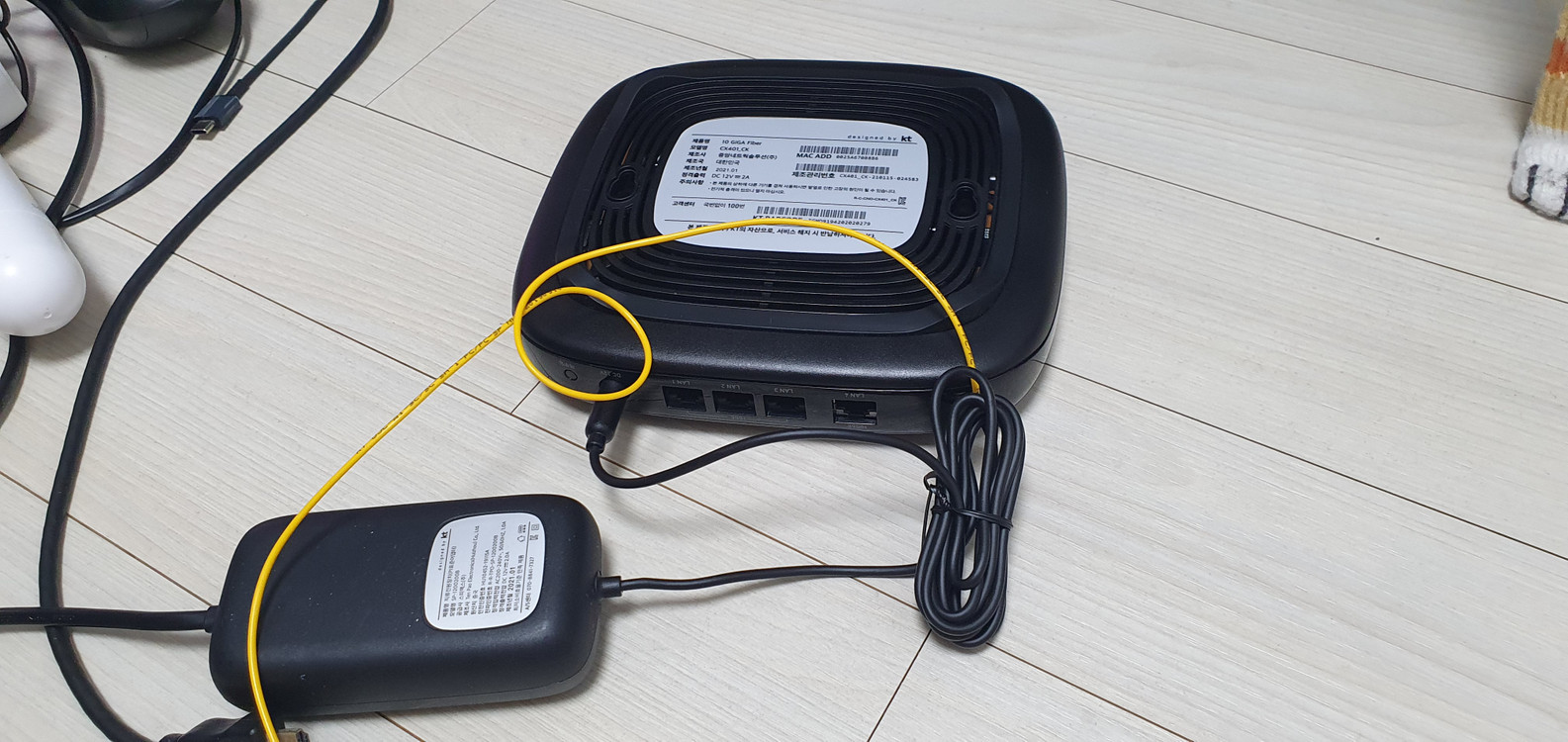 KT 10 GIGA fiber 기가 광모뎀 공유기 CX401_CK 판매 이미지