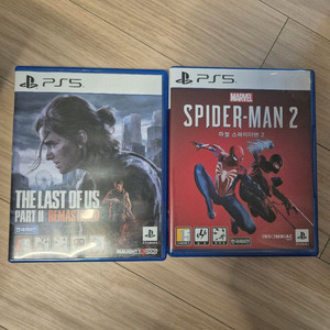 PS5 스파이더맨2,라스트 오브 어스 파트2 게임 이미지
