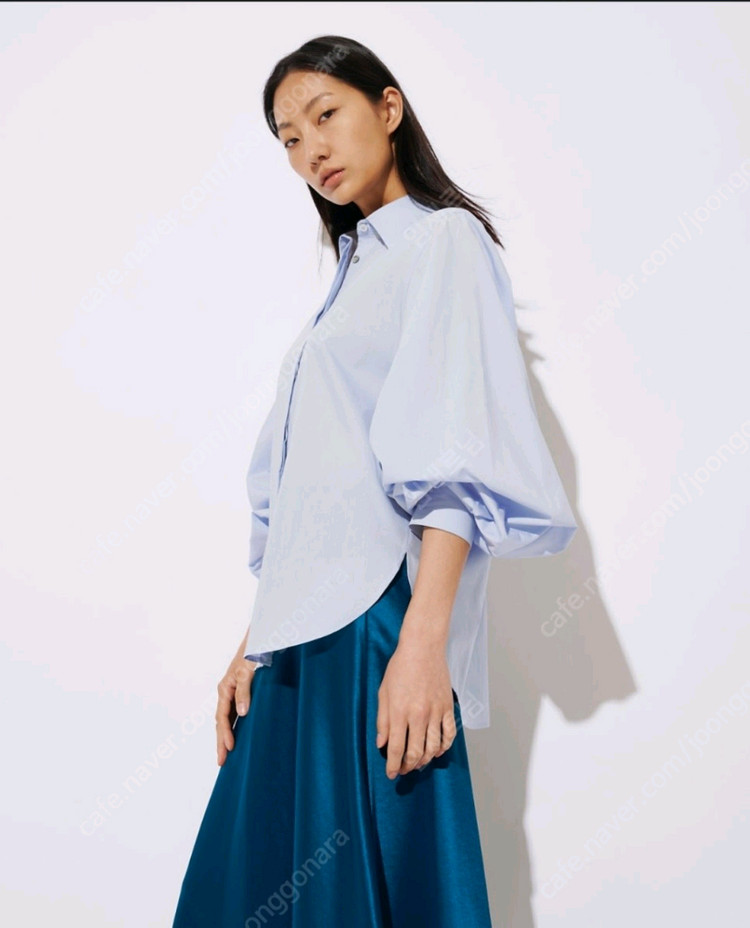 레디투웨어 r2w 알투더블유 Ready2wear R2W Tulli satin SK BLUE 1사이즈 새상품 가격인하 이미지
