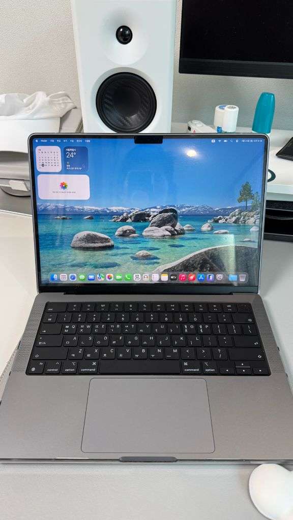 Apple MacBook Pro 14인치 M1 Pro 16GB 512gb 실버 풀박스 이미지