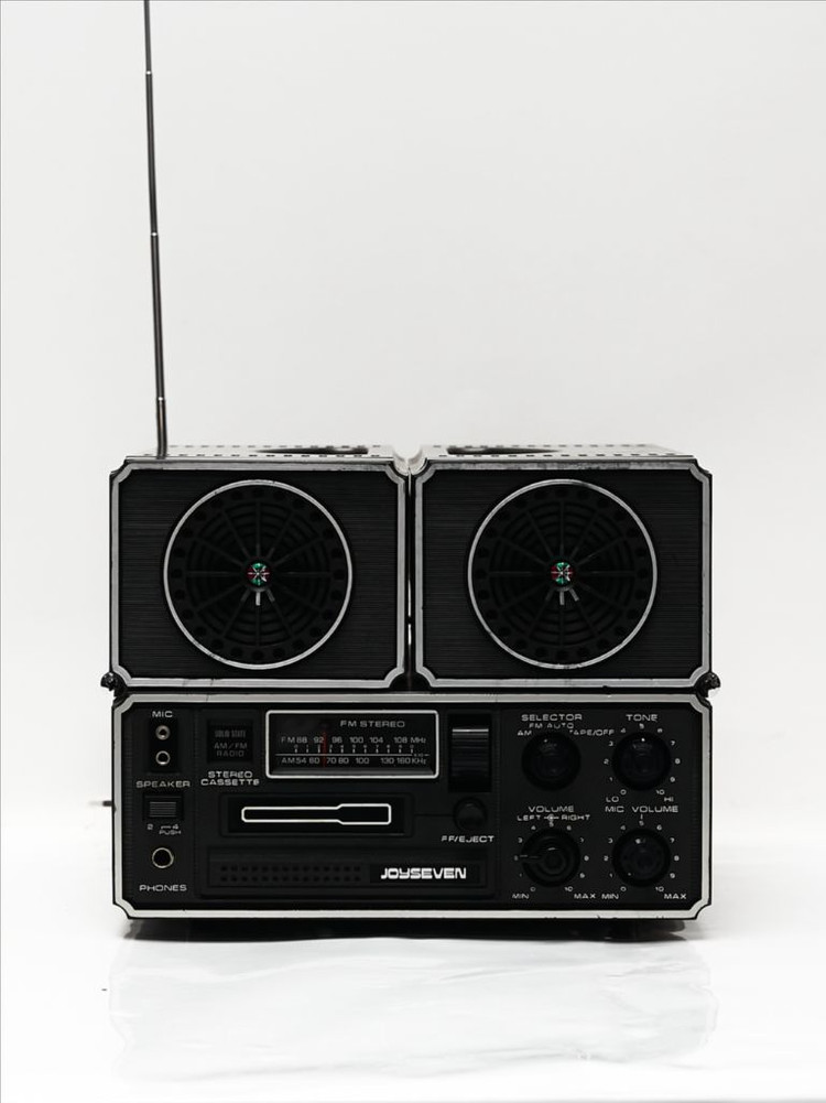 1971년 빈티지 붐박스 JOYSEVEN KC-4000빈티지 라디오 카세트 판매 이미지