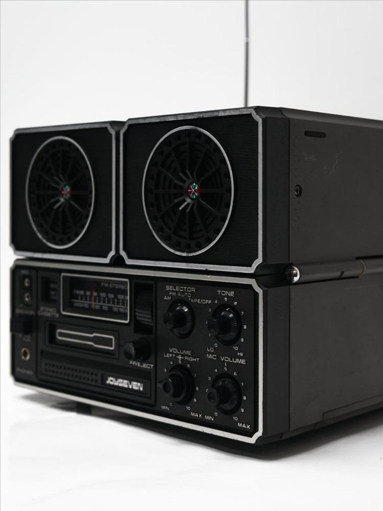 1971년 빈티지 붐박스 JOYSEVEN KC-4000빈티지 라디오 카세트 판매 이미지