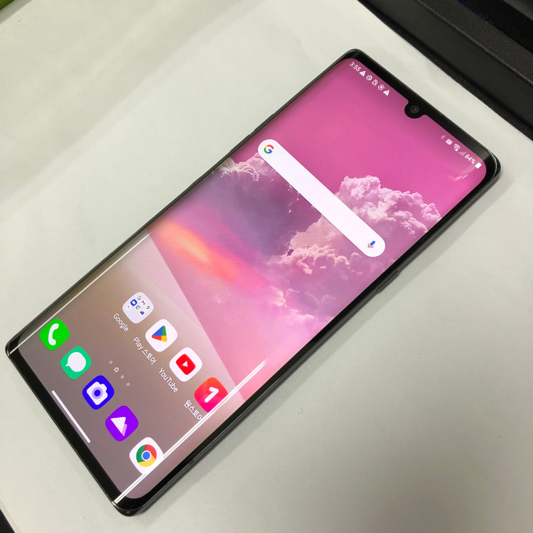 LG 벨벳 128GB 블랙 SK S급 무잔상 중고폰 기능정상 214071 이미지