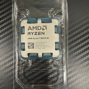 [미개봉/새상품] AMD 라이젠7 9800X3D 해외직구 판매합니다. 이미지