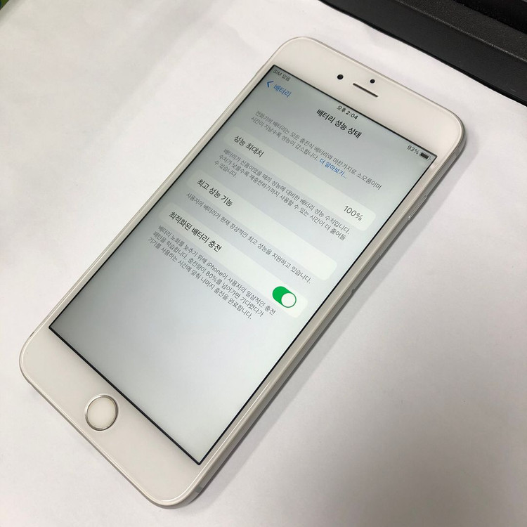 아이폰6S플러스 64GB 실버 특SSS급 중고폰 배터리100% 기능정상 카메라정상 093562 이미지