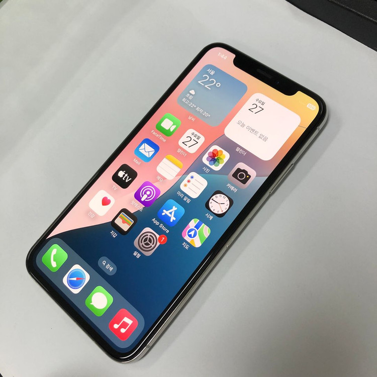 아이폰XS 256GB 실버 특SS급 중고폰 배터리100% 기능정상 카메라정상 212863 이미지