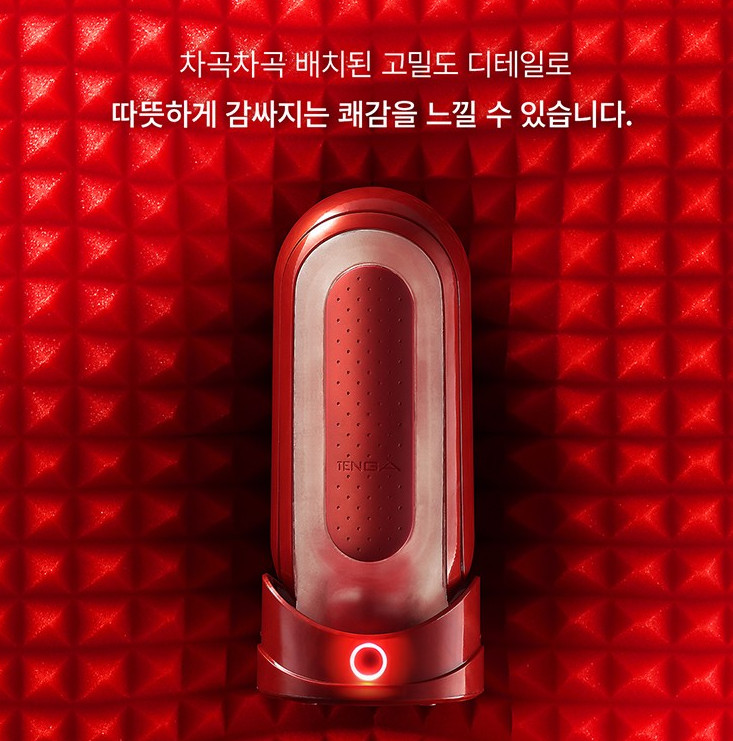 텐가플립제로레드&워머세트 이미지