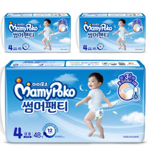 마미포코 썸머팬티 팬티형 기저귀 대형 144매 무료배송 이미지