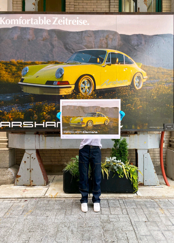 daniel arsham porsche 다니엘아샴 이미지