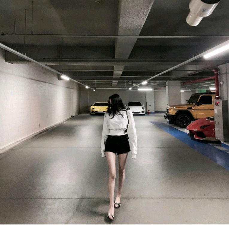 구즈*제작 베이직롤업쇼츠(블랙,아이)S 새상품 이미지