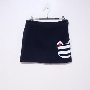 캘러웨이 여성26인치 네이비 미키마우스 스트라이프 미니스커트 이미지