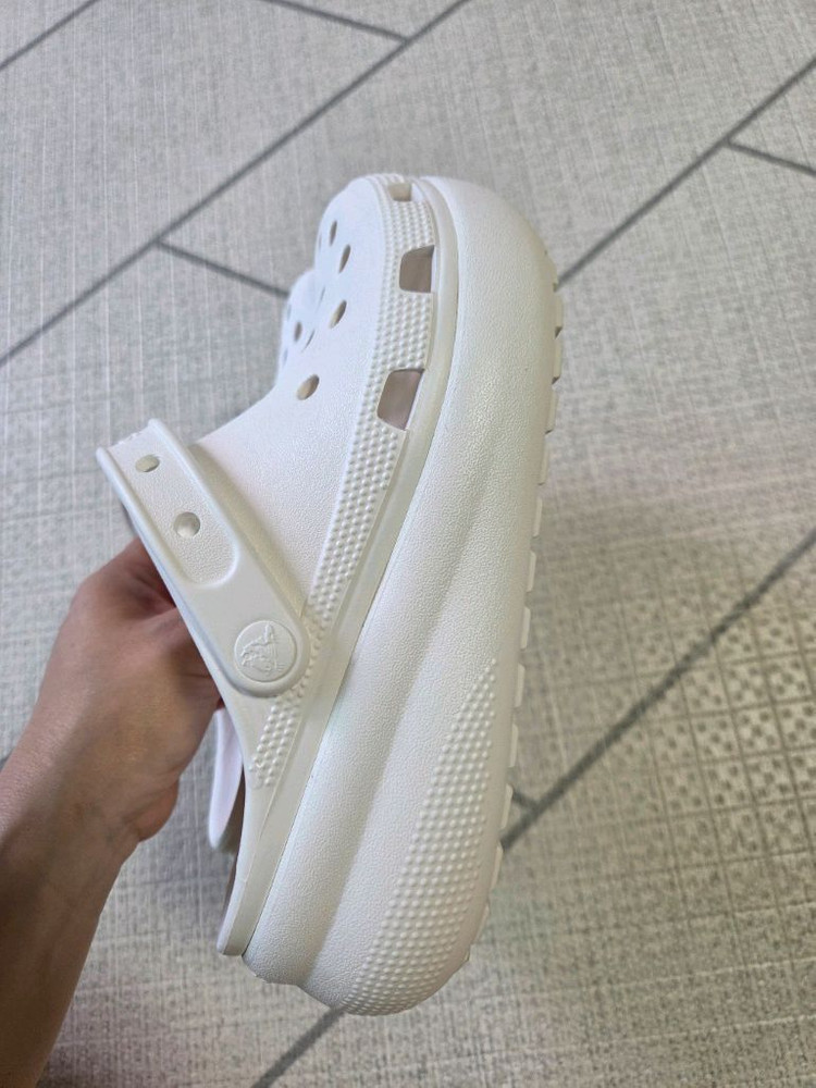 여아) 크록스 흰색 샌들 J4 (225) 이미지