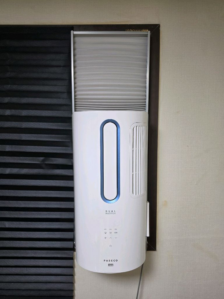 파세코 창문형 에어컨 24년7월제조 이미지