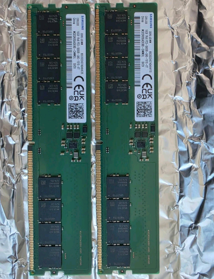 삼성 DDR5 16GB 5600MHz 램 2개 이미지