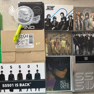 SS501 더블에스오공일 CD앨범 일괄 이미지
