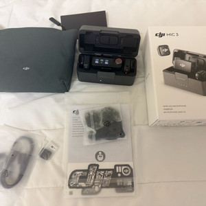 DJI Mic 3 무선 마이크 풀세트(오늘 받음) 이미지