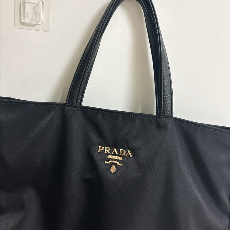 새상품 프라다 나일론 토트백 숄더백 크로스백 블랙 이미지
