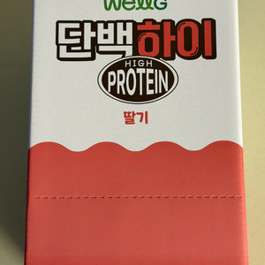 웰그린 단백하이 딸기맛 단백질 쉐이크 이미지