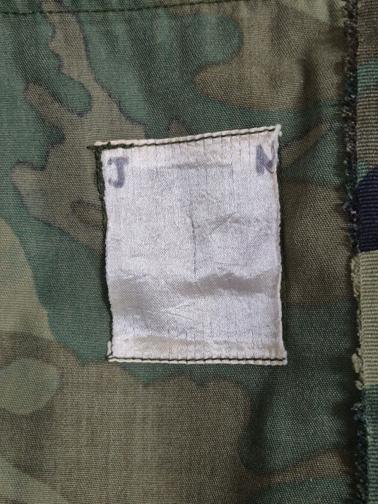 해군 구형 80s 해상 UDU 정보사 해마복 전투복 상의 자켓 (XL) 이미지