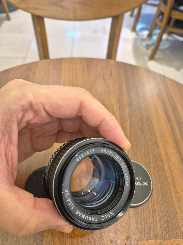 슈퍼타쿠마 SMC 50mm f1.4 M42마운트 올드수동렌즈 이미지
