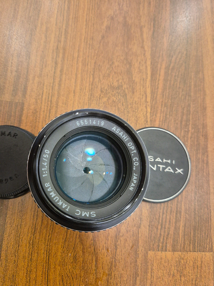 슈퍼타쿠마 SMC 50mm f1.4 M42마운트 올드수동렌즈 이미지