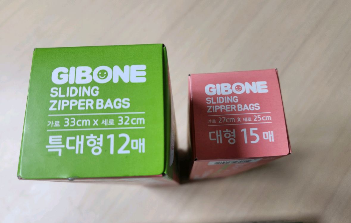 기본에 프레시키퍼 슬라이딩 지퍼백 5통 택포 이미지