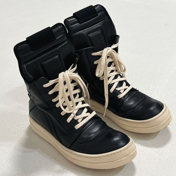 릭오웬스 15FW 지오바스켓 모노크롬 검검흰 LPO 이미지
