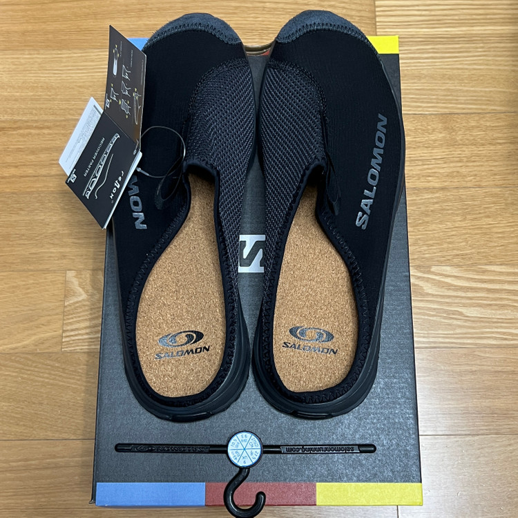 살로몬 RX 슬라이드 3.0 블랙 265 뮬 슬리퍼 샌달 샌들 새제품 팝니다. L4163960 이미지