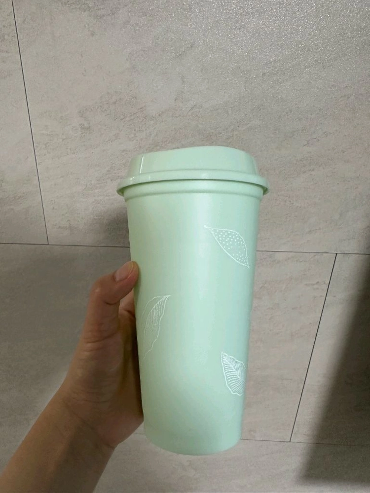 스타벅스 민트 잎사귀 콜드컵 473ml 새상품 이미지