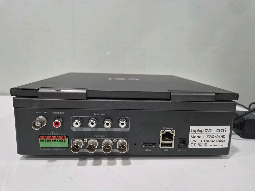 CCI 노트북형 4채널 CCTV 녹화기 풀세트 (Laptop UDVR-04HD) / 2TB 하드 포함 이미지